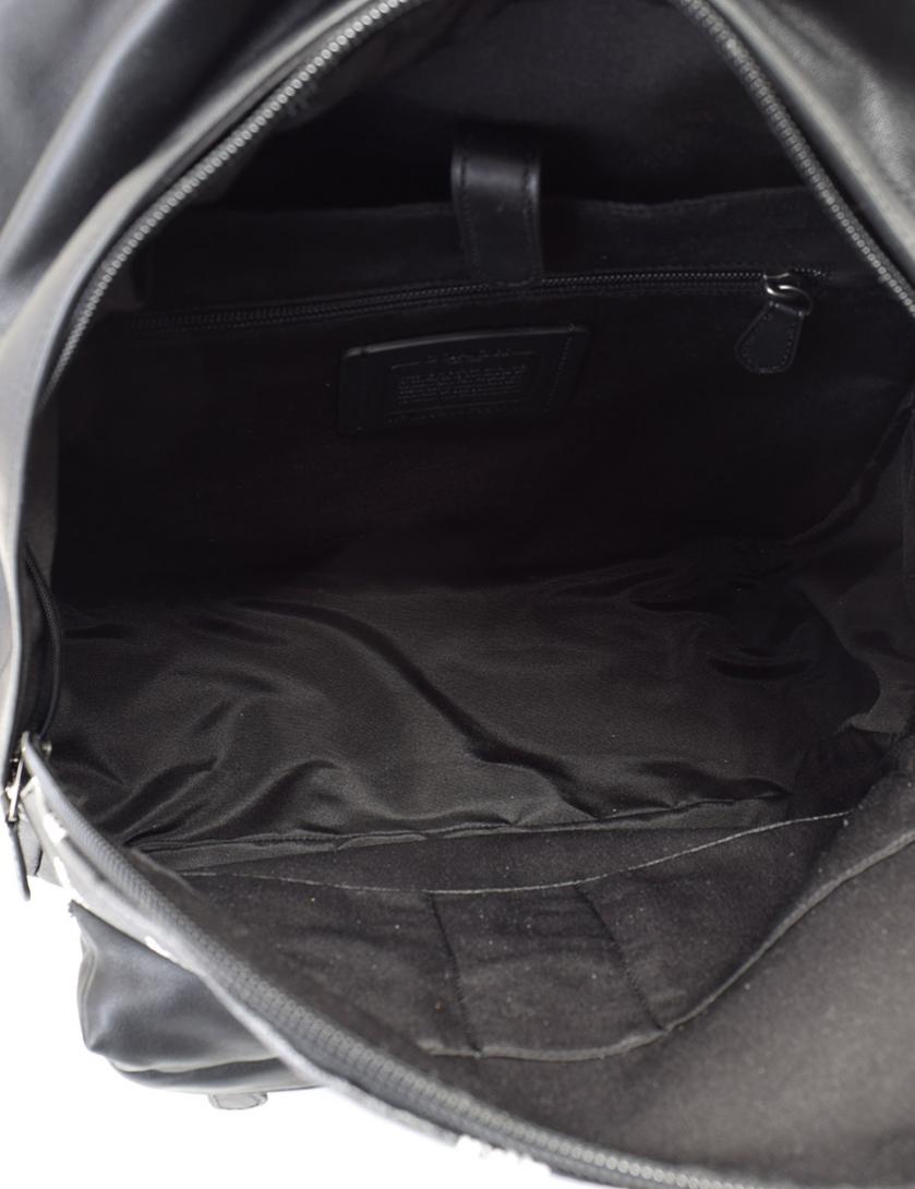 コーチ COACH バックパック リュック シグネチャー 黒 ブラック バラ