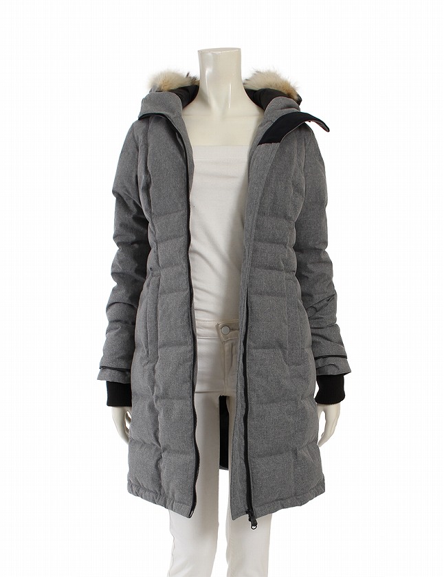 カナダグース CANADA GOOSE ダウンコート ロングコート グレー 