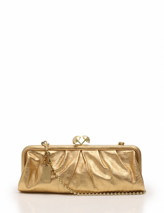 コーチ COACH クラッチバッグ ショルダーバッグ チェーン ゴールド 