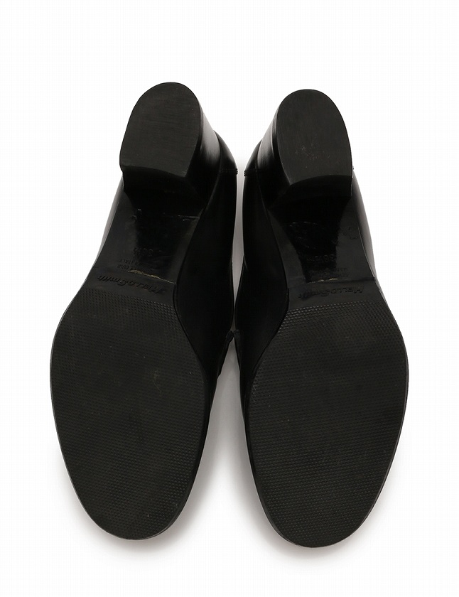 HERMES ブラック エルメス　4cmヒールパンプス36.5(23.5) HERMES ブラック エルメス 4cmヒールパンプス36.5(23.5)