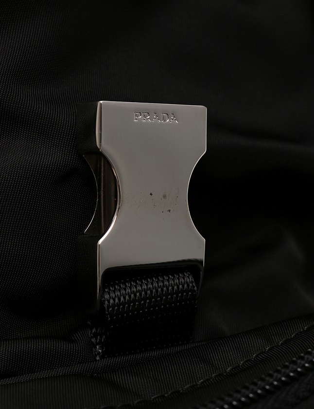 ブラックナイロンバックパック プラダ PRADA バックパック リュック 黒 ブラック ナイロン