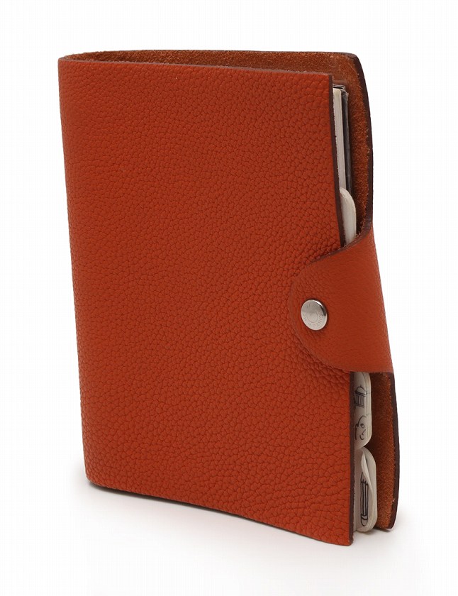エルメス ユリス ノートカバー 革 オレンジ エルメス ユリス ノートカバー 革 オレンジ HERMES ユリスPM ノート