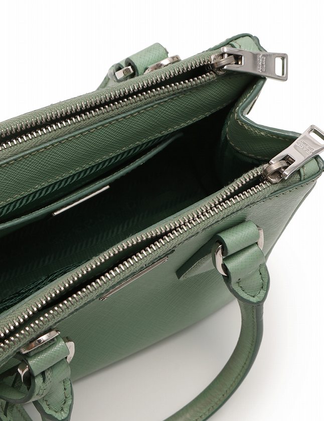 プラダ PRADA ハンドバッグ ショルダーバッグ ミニ ミント