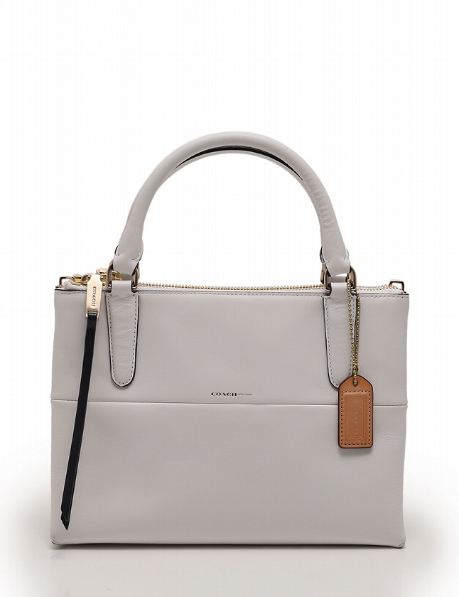 コーチ COACH ハンドバッグ ショルダーバッグ 白 ホワイト エッジ 