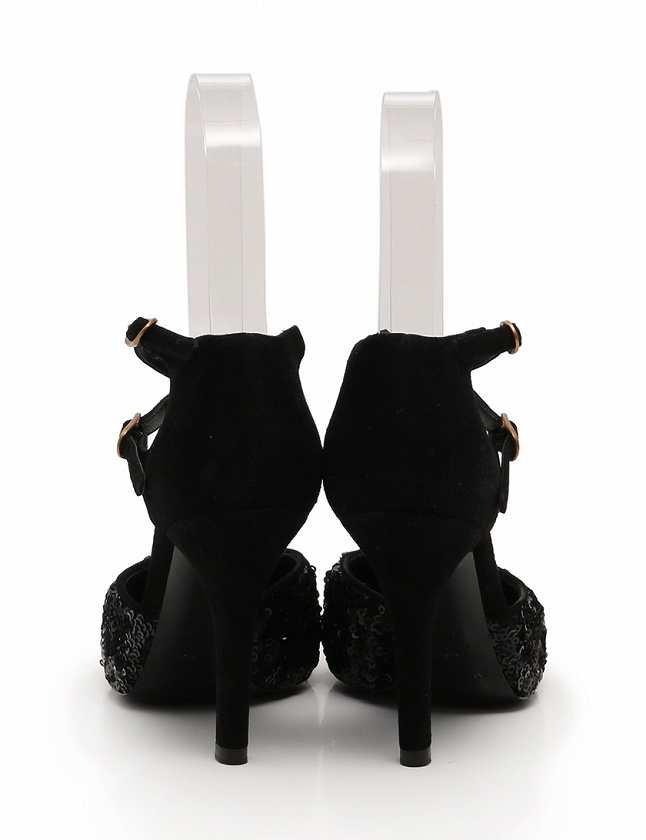 ドルチェ&ガッバーナ ドルガバ DOLCE&GABBANA パンプス ヒール 黒