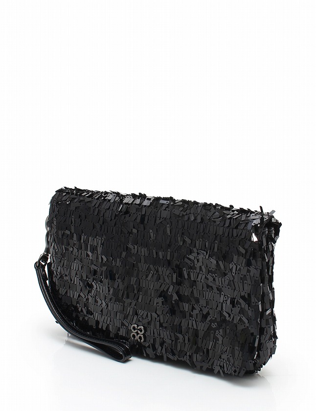 コーチ COACH クラッチバッグ パーティバッグ オプアート 黒 ブラック 