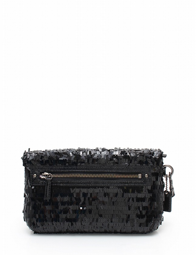 コーチ COACH クラッチバッグ パーティバッグ オプアート 黒 ブラック 