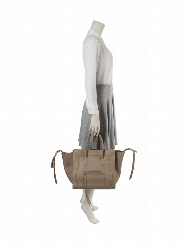 セリーヌ CELINE トートバッグ ラゲージ ファントム スモールスクエア