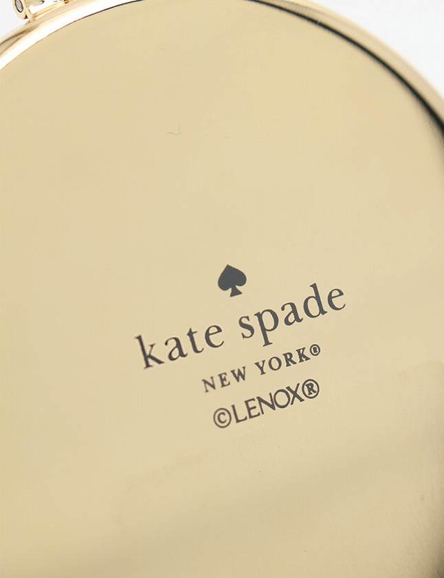 ケイトスペード Kate Spade コンパクトミラー ゴールド 水色 小物 メタル Let Your Hair Down 箱付き レディース 114 ベクトルパーク