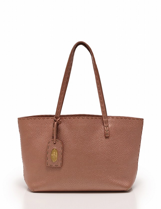 フェンディ FENDI トートバッグ セレリア ミニ ピンク レザー 8BH099 