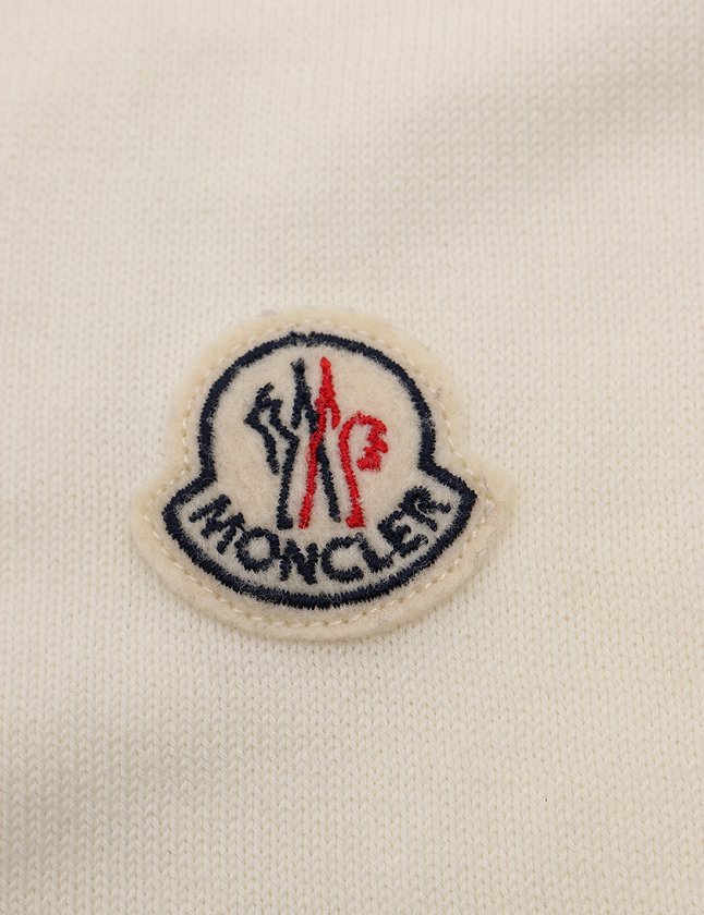 モンクレール MONCLER ニット ベスト アイボリー 白 トップス ワン