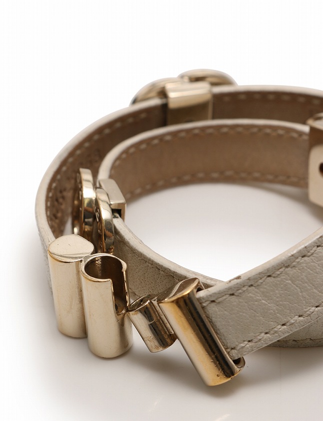 ブルガリ BVLGARI ブレスレット ブルガリブルガリ ダブルコイル 白 