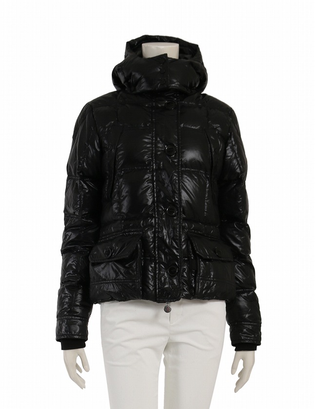 モンクレール MONCLER ダウンジャケット 黒 ブラック XXS
