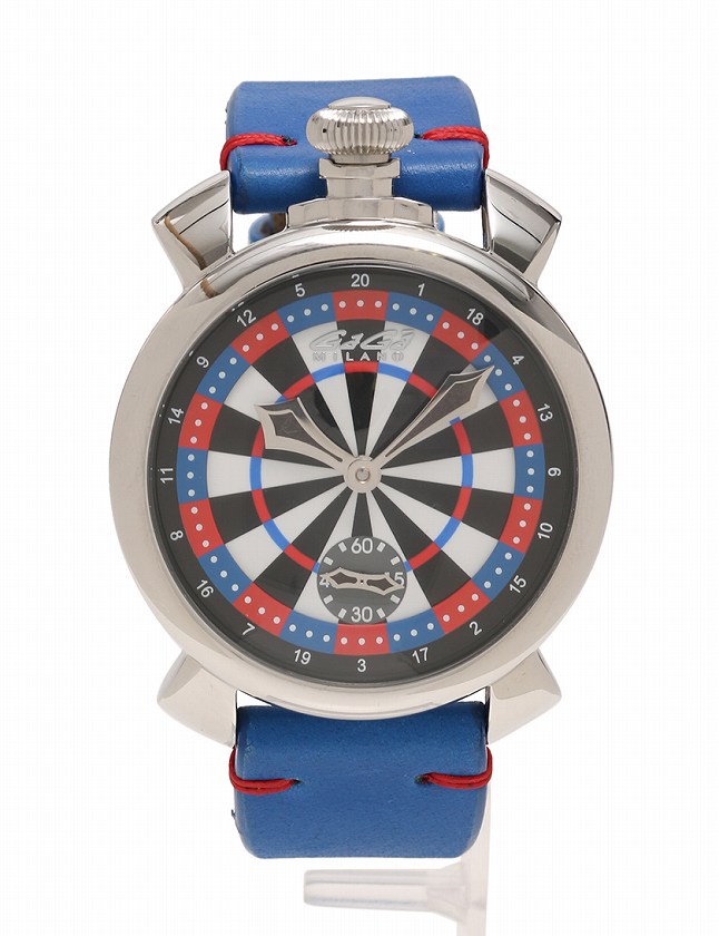 ガガミラノ GaGa MILANO 腕時計 マヌアーレ 48MM ラスベガス 青 白 黒 