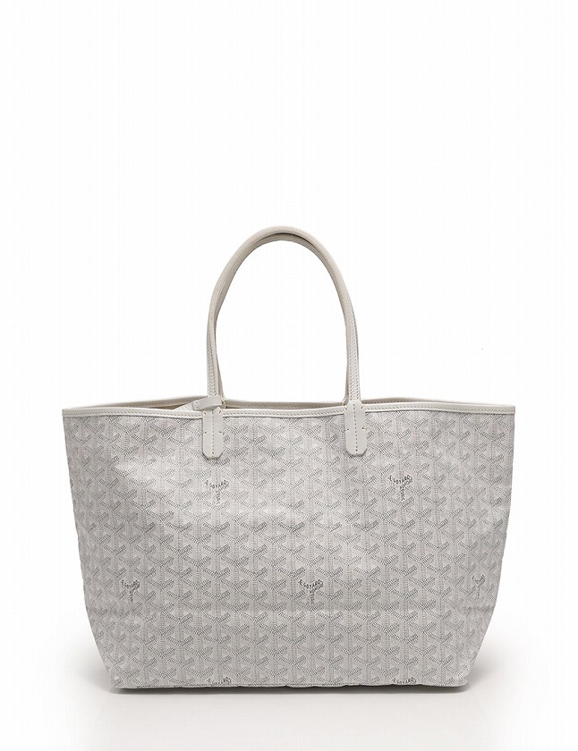 ゴヤール GOYARD トートバッグ サンルイ PM マーカージュ入り 白