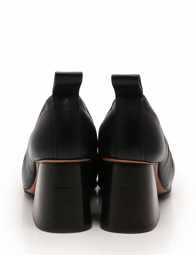 セリーヌ　ソフトバレリーナ パンプス チャンキーヒール CELINE セリーヌ （CELINE） ソフトバレリーナ パンプス ラムスキン