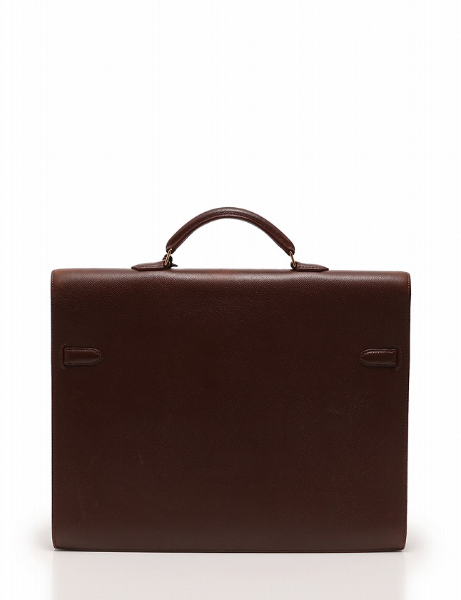 エルメス　ケリーデペッシュ38　クシュベル　ブラウン　ビジネスバッグ　□C刻印 HERMES エルメス ケリーデペッシュ38 ビジネスバッグ ボックス