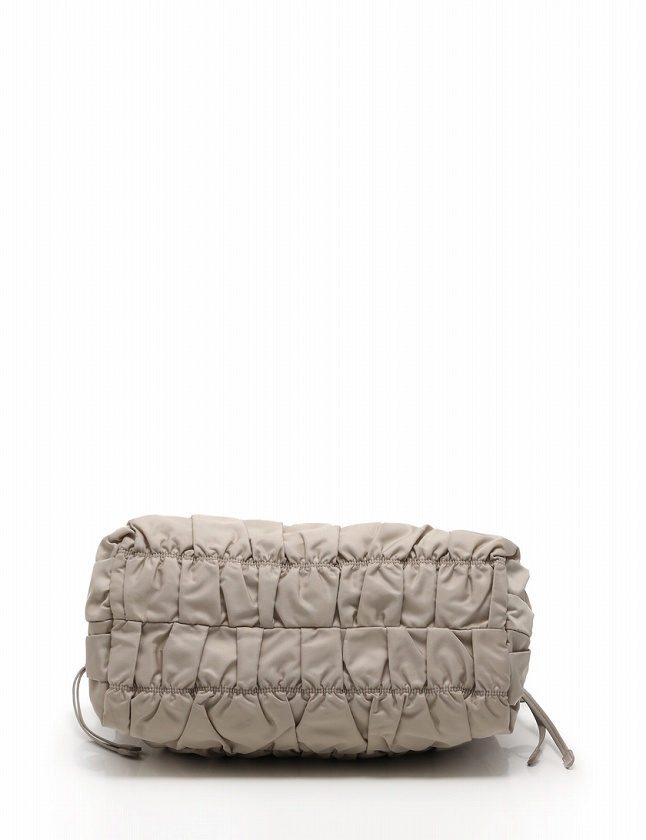 プラダ PRADA ハンドバッグ ショルダーバッグ ベージュ グレー 