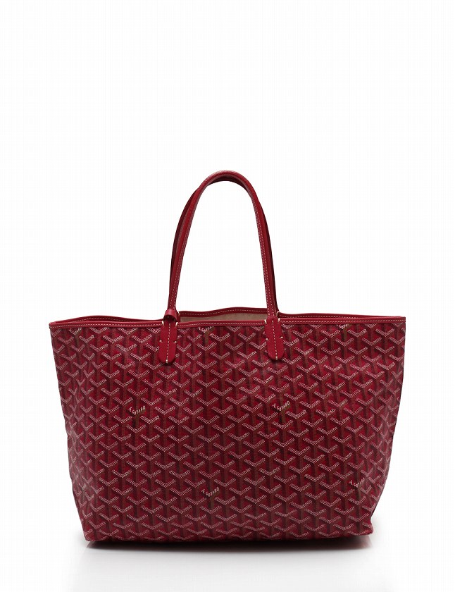 本物 新品同様 GOYARD レッド赤　トートバッグ ポーチ付き ラージサイズ 25305502_datamatics.jpg
