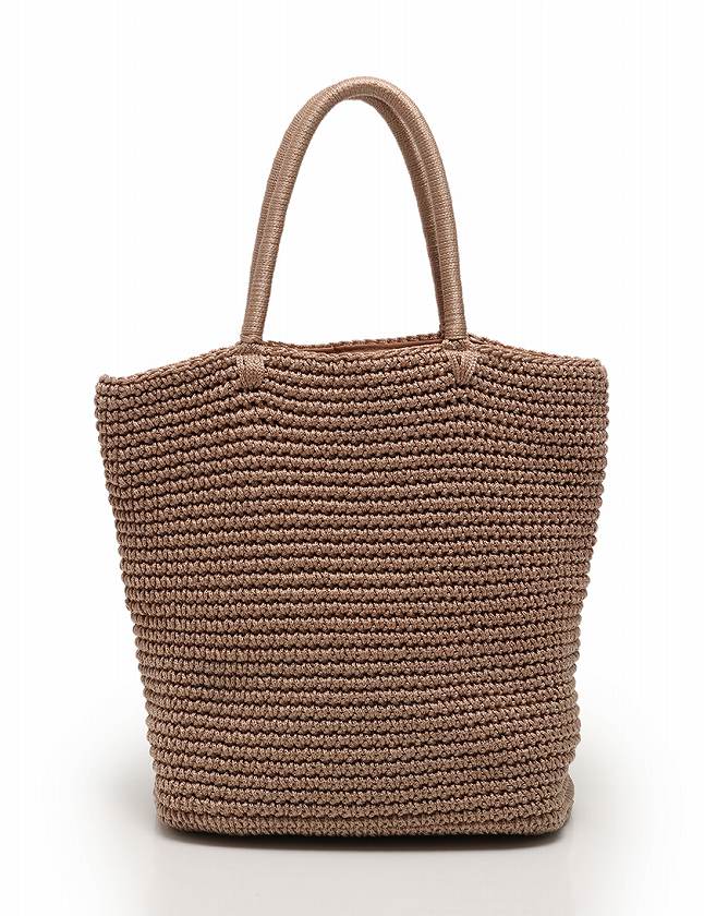 ラドロー LUDLOW トートバッグ コードバッグ ベージュ 黒 赤 コットン  