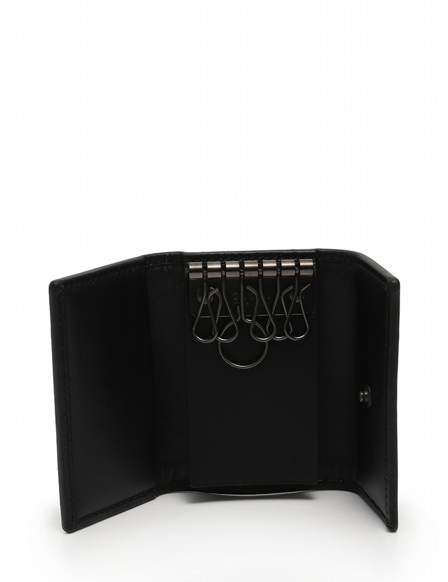 グッチ GUCCI キーケース 6連 GGスプリーム 黒 ブラック 小物 PVC