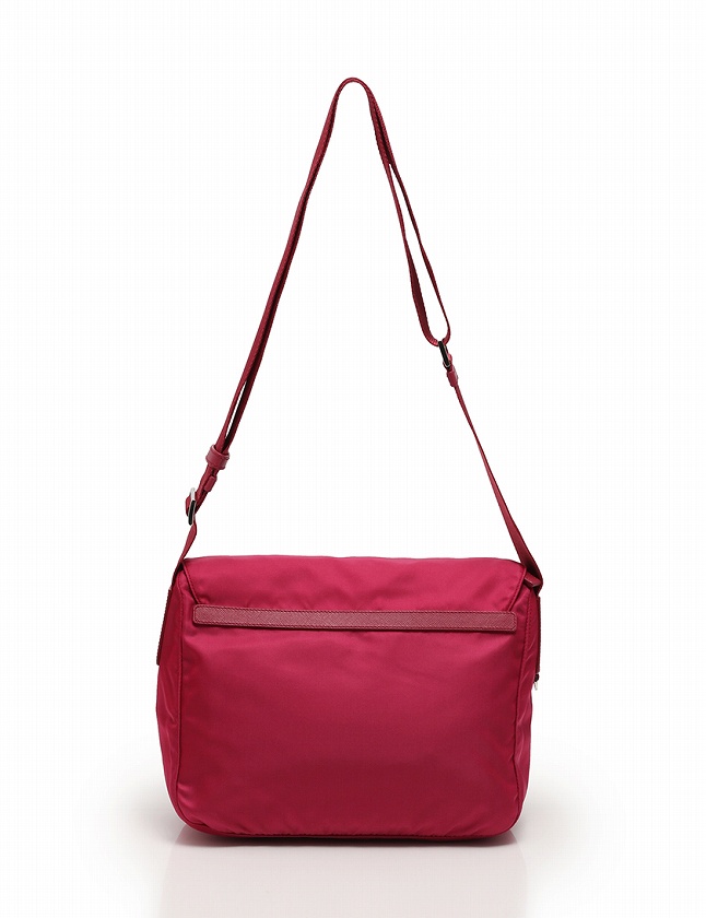 プラダ PRADA ショルダーバッグ ピンク ナイロン BT0953 ギャラ付き