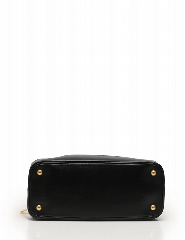 プラダ PRADA ハンドバッグ ショルダーバッグ ベージュ 黒 レザー 