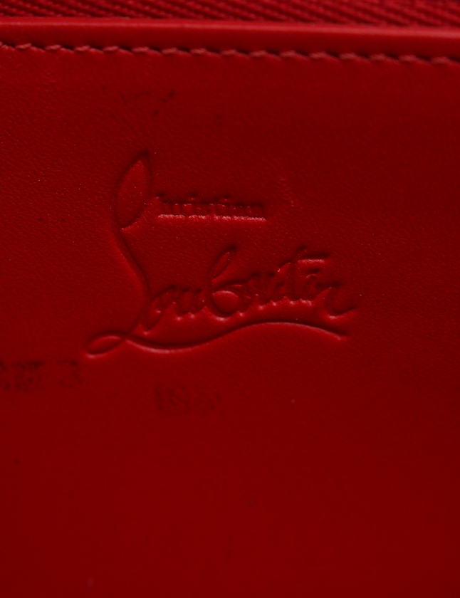 クリスチャンルブタン Christian louboutin 長財布 ラウンドファスナー