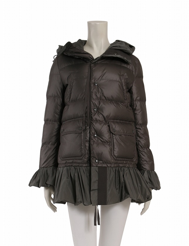 モンクレール MONCLER ダウンコート セリ グレー XS アウター ワン 