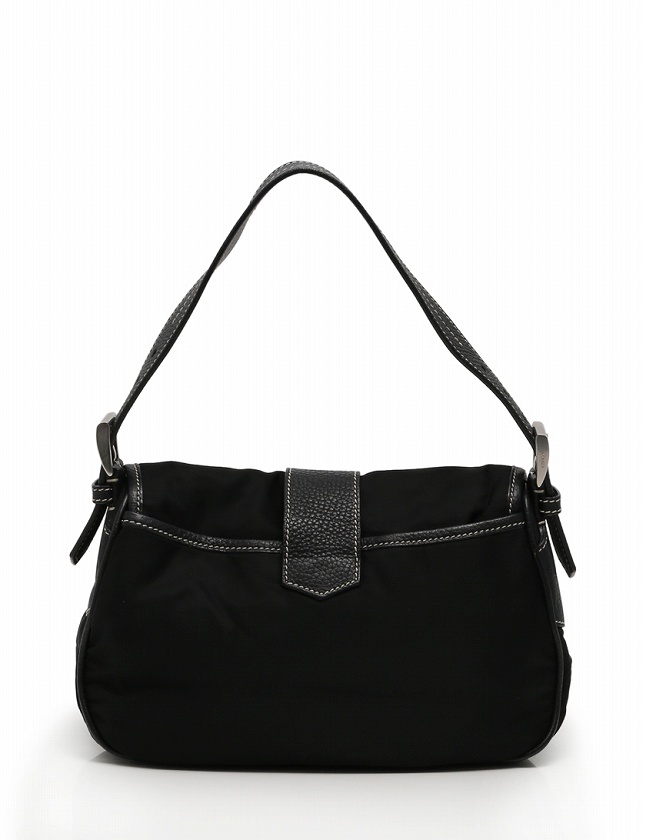 プラダ PRADA ショルダーバッグ 黒 ブラック ナイロン レザー BN0663 