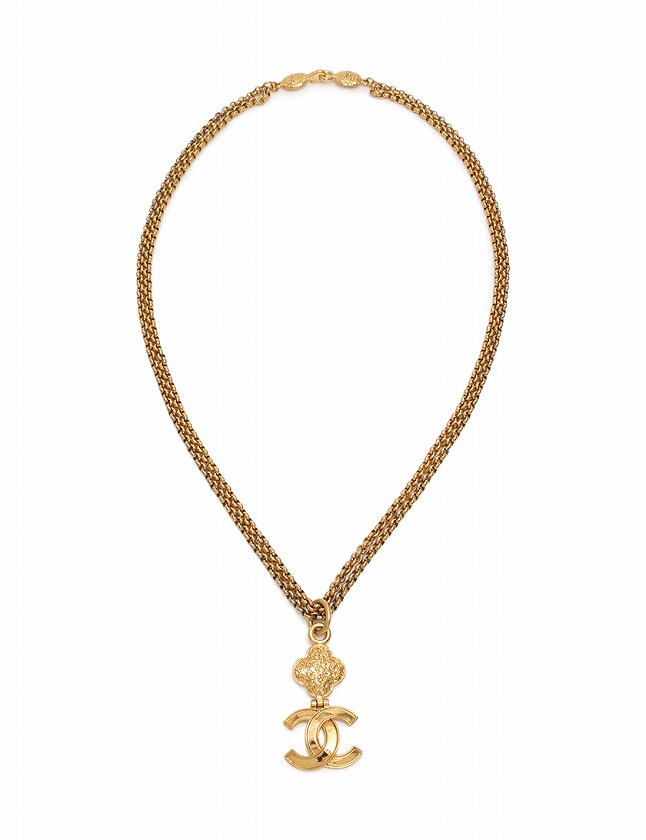 【大人ジュエリー】CHANEL ロング ペンダント ネックレス CCロゴ キラキラ華やか☆【CHANEL】CCロゴ ネックレス (CHANEL
