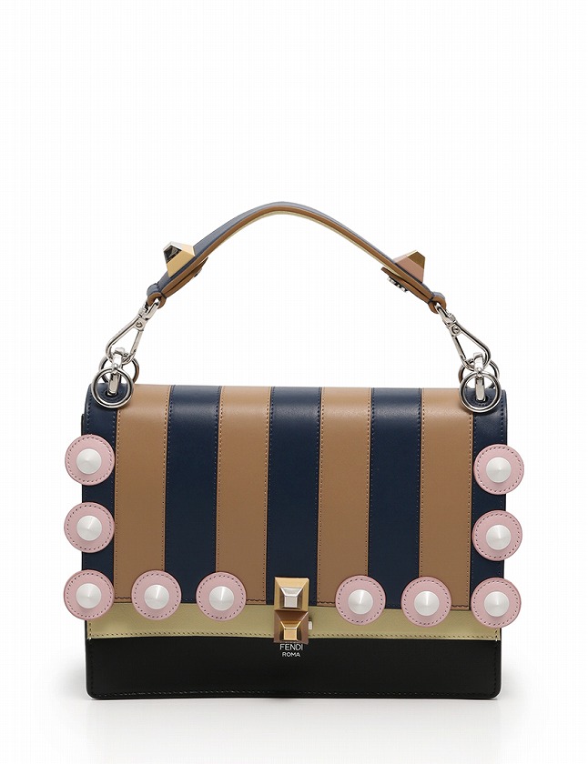 フェンディ FENDI ハンドバッグ ショルダーバッグ キャナイ ベージュ 