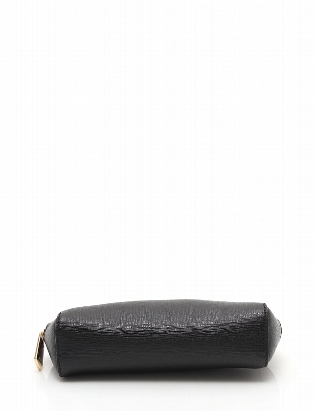 フルラ FURLA ポーチ 黒 ブラック 小物 レザー 保存袋付き レディース 