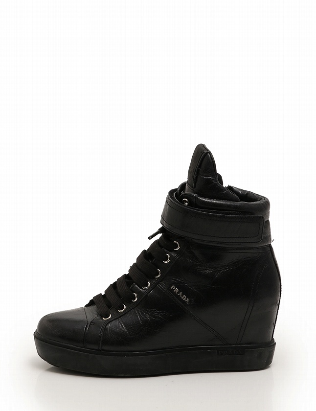 プラダスポーツ PRADA SPORT スニーカー ハイカット インヒール プラダスポーツ PRADA SPORT スニーカー ハイカット インヒール
