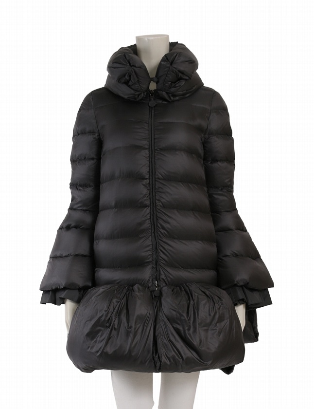 モンクレール MONCLER ダウンコート ロングコート グレー XS アウター 