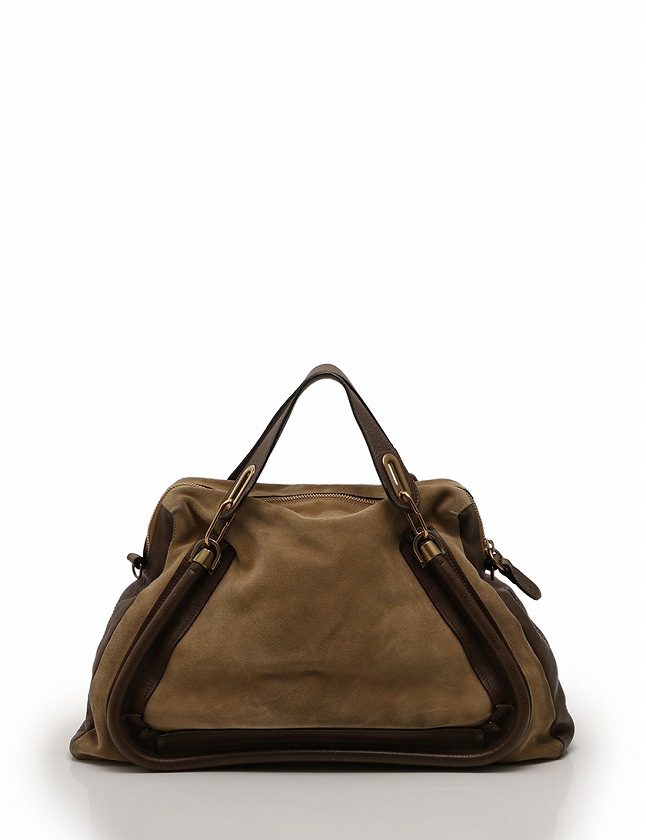 クロエ CHLOE ハンドバッグ ショルダーバッグ パラティ ベージュ 茶色  