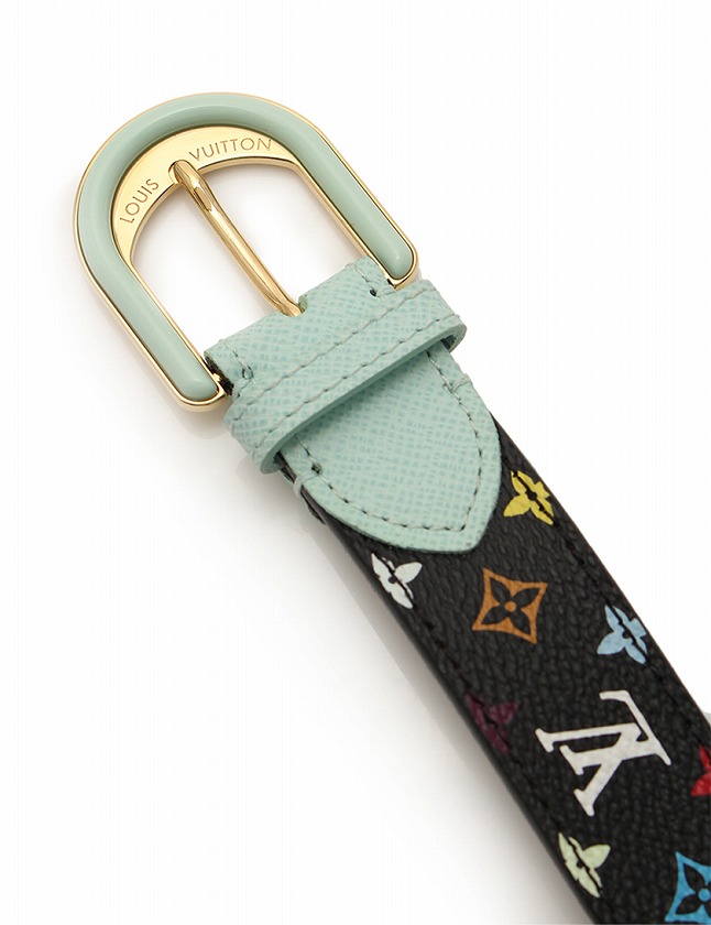 ルイヴィトン LOUIS VUITTON ベルト 革ベルト モノグラム マルチカラー 