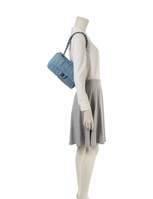シャネル CHANEL ショルダーバッグ エンブロイダリー チェーン