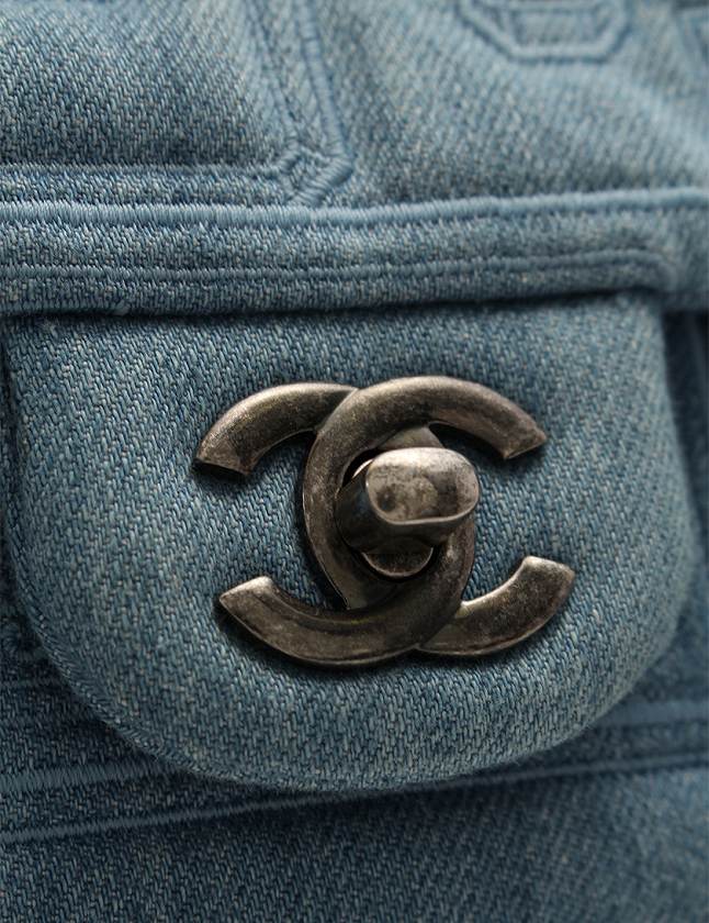 シャネル CHANEL ショルダーバッグ エンブロイダリー チェーン