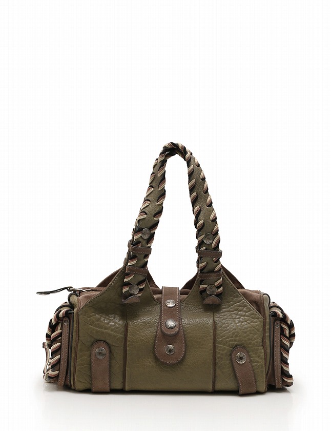 クロエ CHLOE ショルダーバッグ シルベラード カーキ 緑 グレー 