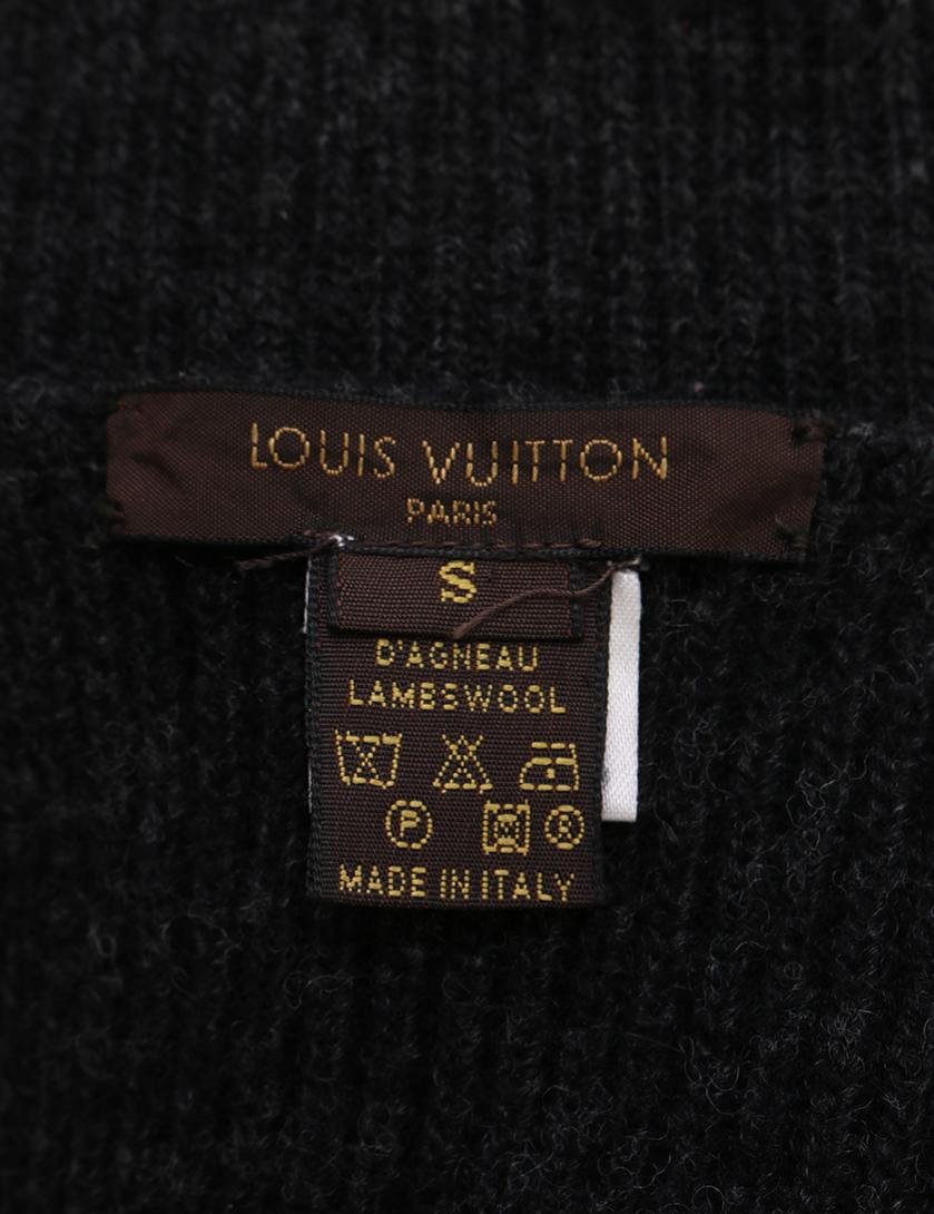 ルイヴィトン LOUIS VUITTON ニット セーター チャコールグレー
