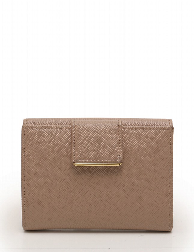 PRADA 二つ折り財布 ピンクベージュ PRADA プラダ 二つ折り財布 ピンクベージュ 1MV021 QHH F0236