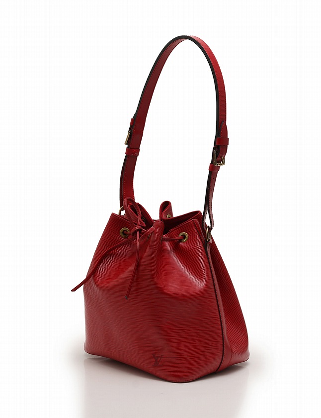 ルイヴィトン LOUIS VUITTON ショルダーバッグ 巾着 プチ ノエ エピ 
