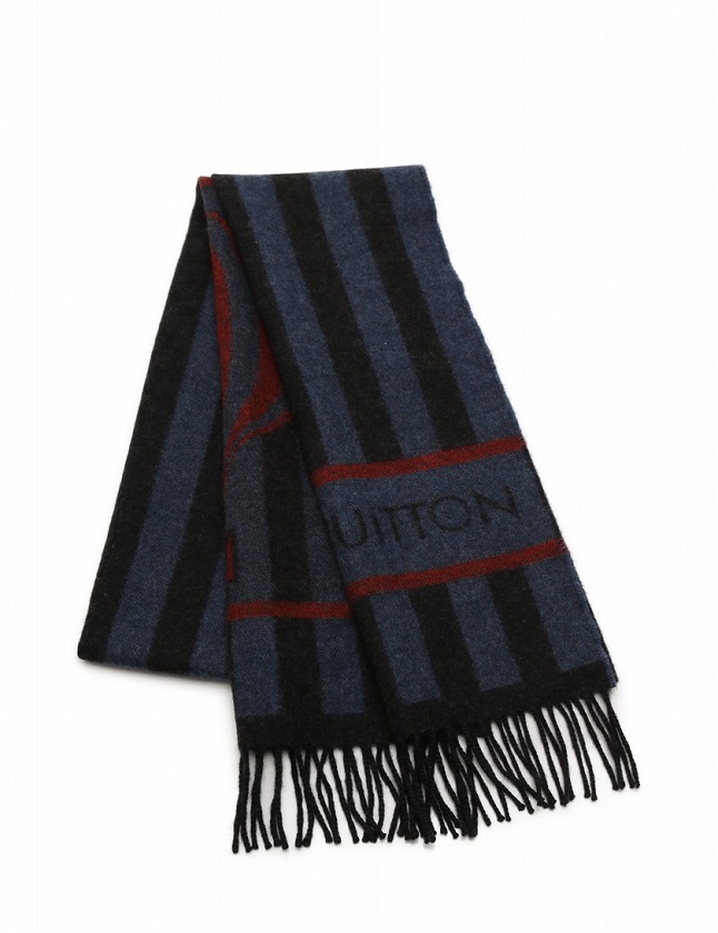 LOUIS VUITTON ストライプ　バルーンマフラー　M75365 ルイヴィトン LOUIS VUITTON M75365 エシャルプ バルーン ストライプ