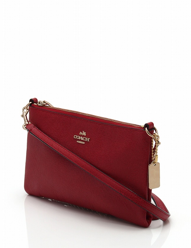 コーチ COACH ショルダーバッグ ポシェット エンボスド テクスチャード 