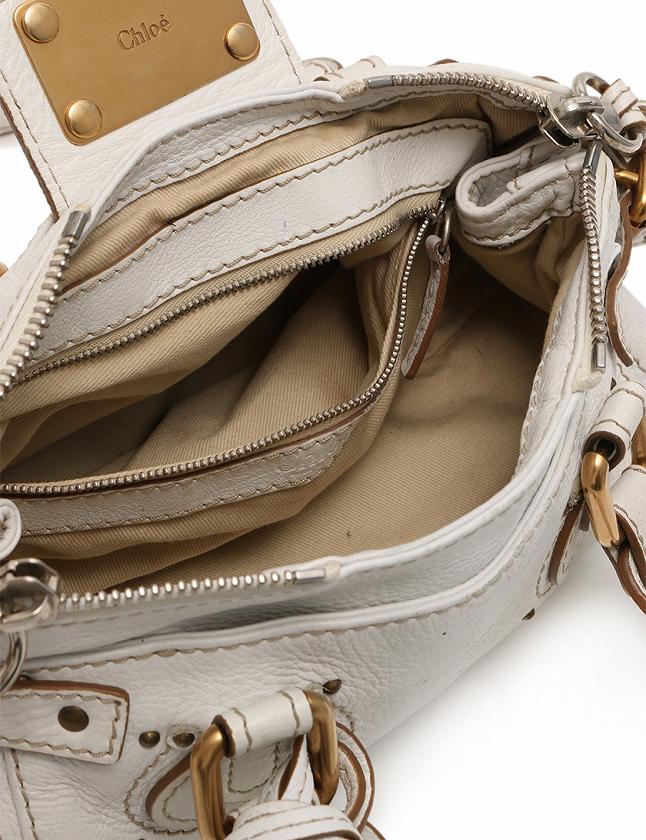 安い，人気セール クロエ Chloe ハンドバッグ 本革 白色 鍵あり バッグ