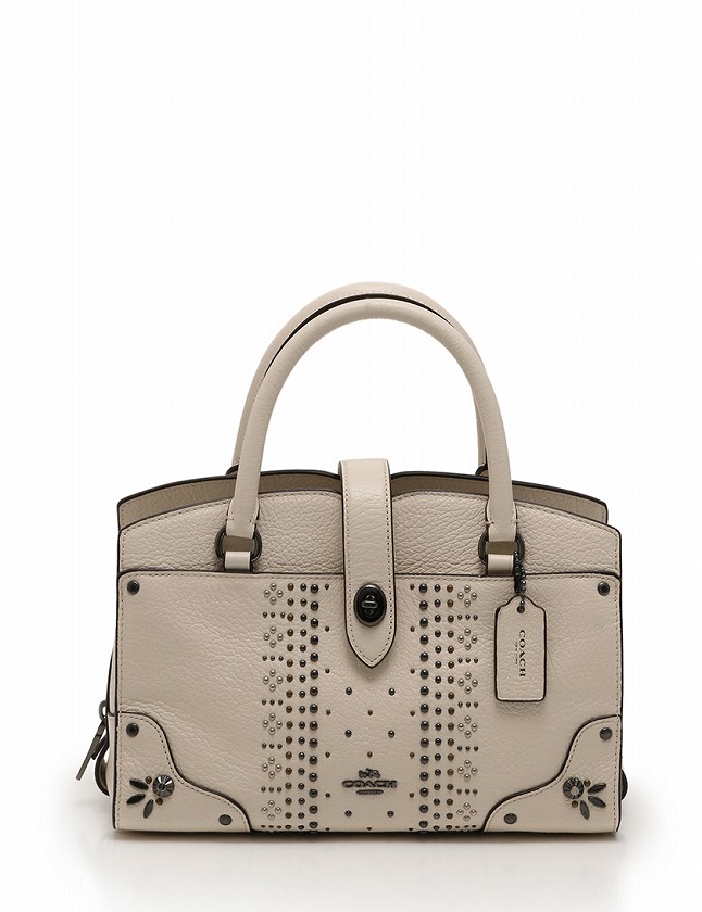 コーチ COACH ハンドバッグ ショルダーバッグ バンダナ スタッズ 