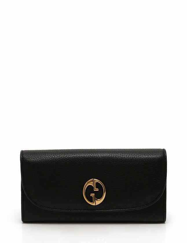 グッチ GUCCI 長財布 ダブルG コンチネンタルウォレット 黒 ブラック