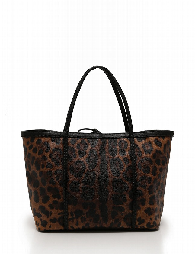 DOLCE&GABBANA トートバッグ　A4収納可　PVCレザー　レオパード柄 DOLCE&GABBANA トートバッグ A4収納可 PVCレザー レオパード柄 楽天