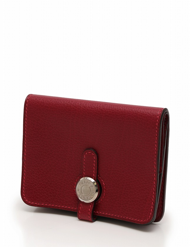 正規品☆エルメス　シェーブルレッド カードケース マルチケース 正規品☆エルメス シェーブルレッド カードケース マルチケース